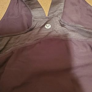 Lulu lemon work out tank top grey